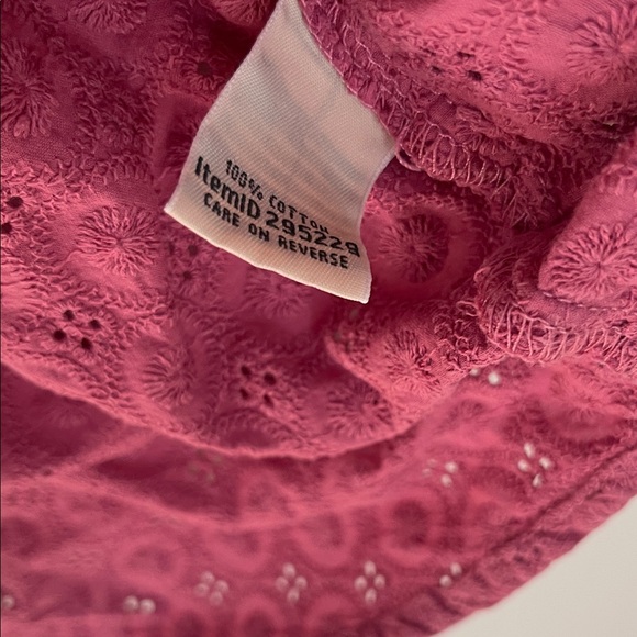 L.L. Bean Rose Eyelet Blouse - Picture 3 of 6